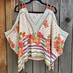 Anthropologie Bl^nk London Floral Flowy Top
